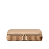 WOLF Bella Zip Jewellery Case Mocha