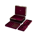 WOLF Bella Large Jewellery Box Bordeaux