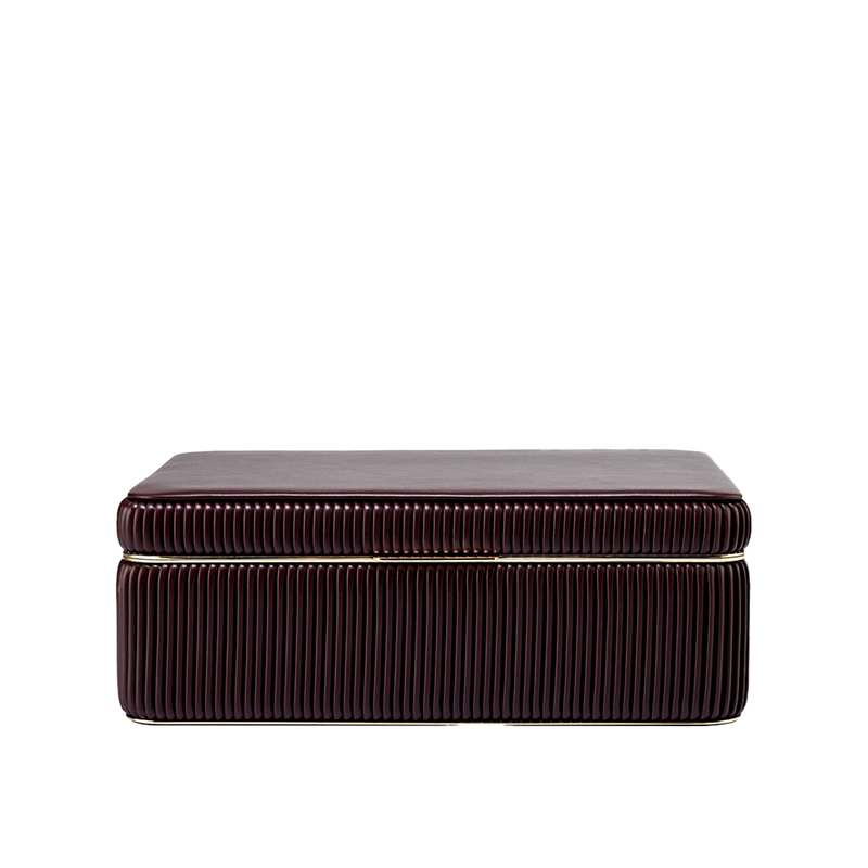 WOLF Bella Large Jewellery Box Bordeaux