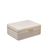 WOLF Bella Large Jewellery Box Bone