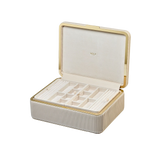 WOLF Bella Large Jewellery Box Bone