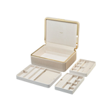 WOLF Bella Large Jewellery Box Bone
