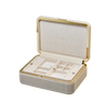 WOLF Bella Medium Jewellery Box Bone
