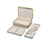 WOLF Bella Medium Jewellery Box Bone