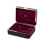 WOLF Bella Medium Jewellery Box Bordeaux