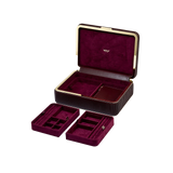 WOLF Bella Medium Jewellery Box Bordeaux