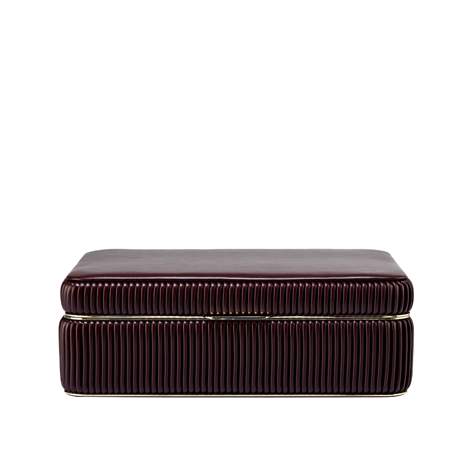 WOLF Bella Medium Jewellery Box Bordeaux