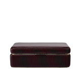 WOLF Bella Medium Jewellery Box Bordeaux
