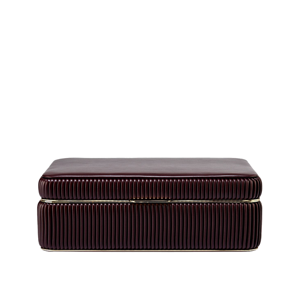 WOLF Bella Medium Jewellery Box Bordeaux