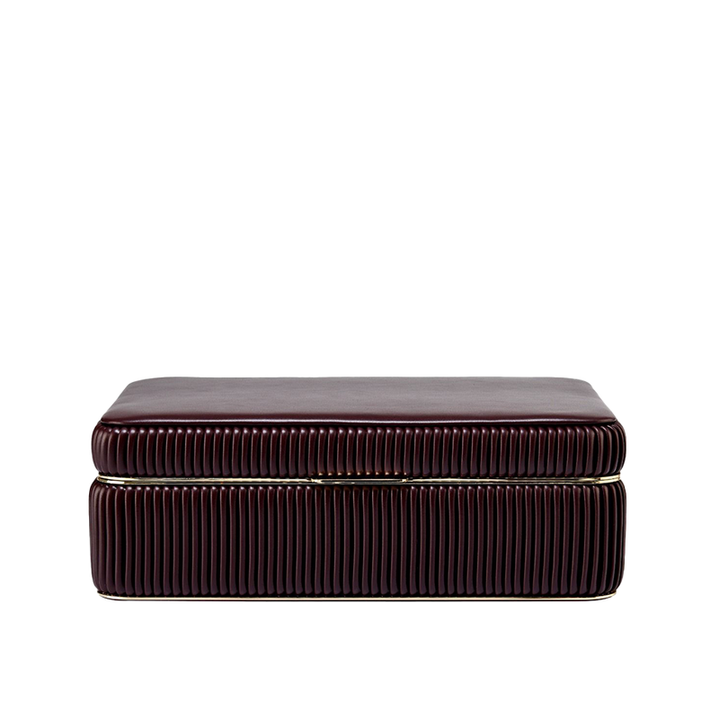 WOLF Bella Medium Jewellery Box Bordeaux