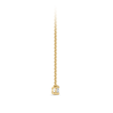 0.10 Carat Solitaire Diamond Necklace in 18ct Yellow Gold Hardy Brothers Jewellers