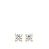 0.20 Carat Solitaire Round Brilliant Diamond Stud Earrings in 18ct Yellow Gold Hardy Brothers Jewellers