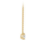 0.25 Carat Solitaire Diamond Necklace in 18ct Yellow Gold Hardy Brothers Jewellers