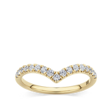 0.34 Carat Diamond Chevron Ring in 18ct Yellow Gold Hardy Brothers Jewellers