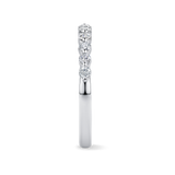 0.34 Carat Floating Diamond Wedding Ring in 18ct White Gold Hardy Brothers Jewellers