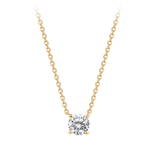 0.50 Carat Solitaire Diamond Necklace in 18ct Yellow Gold Hardy Brothers Jewellers