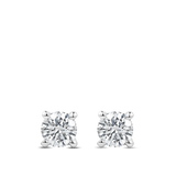 Quintessential 0.50 Carat Diamond Stud Earrings in 18ct White Gold Hardy Brothers Jewellers