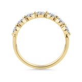 0.70 Carat Floating Diamond Wedding Ring in 18ct Yellow Gold Hardy Brothers Jewellers