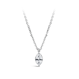 0.25 Carat Marquise Cut Diamond Pendant in 18ct White Gold Hardy Brothers Jewellers