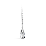 0.25 Carat Oval Cut Diamond Pendant in 18ct White Gold Hardy Brothers Jewellers