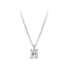 0.25 Carat Oval Cut Diamond Pendant in 18ct White Gold Hardy Brothers Jewellers
