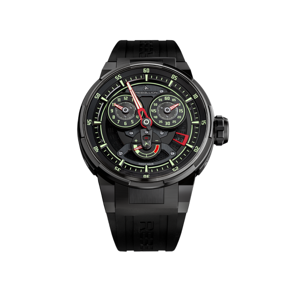 Rebellion Predator 2.0 Regulator REB.PR2.REG.TI.BK.01 Hardy Brothers Jewellers
