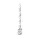 1.00 Carat Solitaire Diamond Necklace in 18ct White Gold Hardy Brothers Jewellers