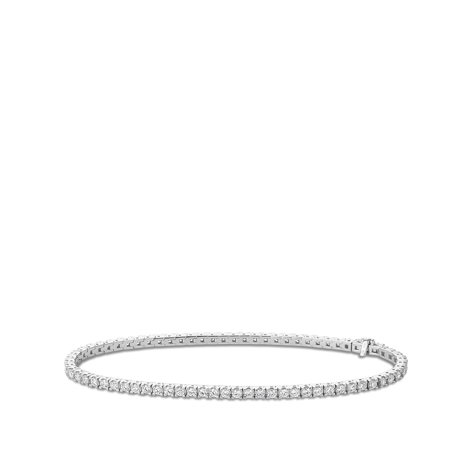 2.00 Carat Diamond Tennis Bracelet in 18ct White Gold Hardy Brothers Jewellers