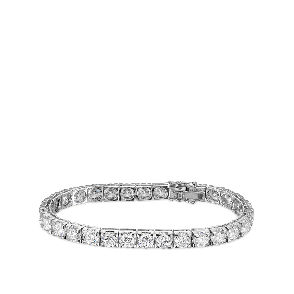 Vault 21.00 Carat Diamond Tennis Bracelet in 18ct White Gold Hardy Brothers Jewellers