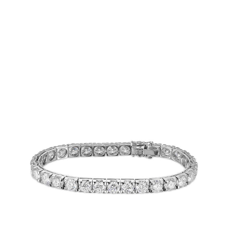 Vault 21.00 Carat Diamond Tennis Bracelet in 18ct White Gold Hardy Brothers Jewellers