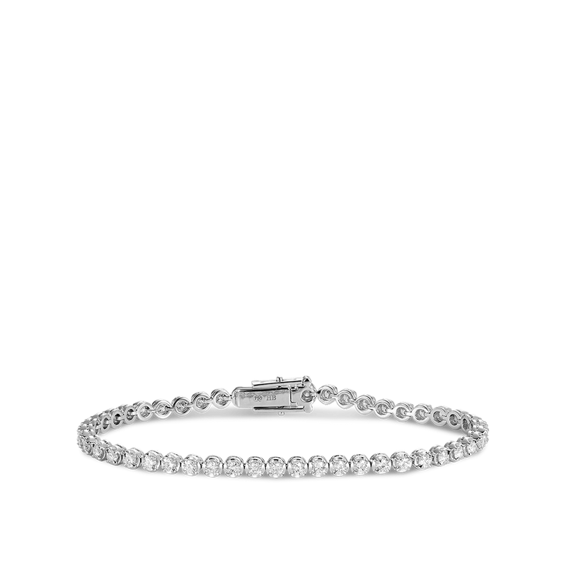 3.00 Carat Diamond Tennis Bracelet in 18ct White Gold Hardy Brothers Jewellers
