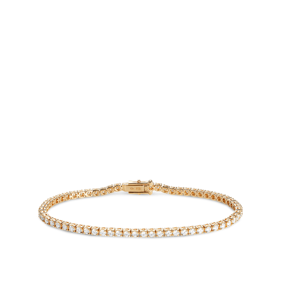 3.00 Carat Diamond Tennis Bracelet in 18ct Yellow Gold Hardy Brothers Jewellers