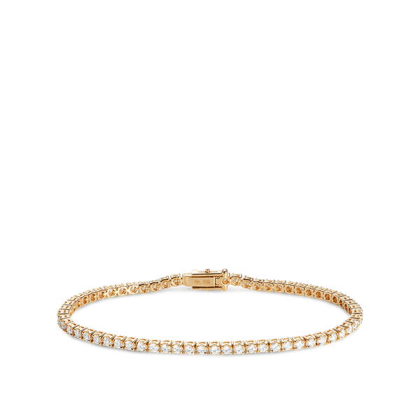 3.00 Carat Diamond Tennis Bracelet in 18ct Yellow Gold Hardy Brothers Jewellers