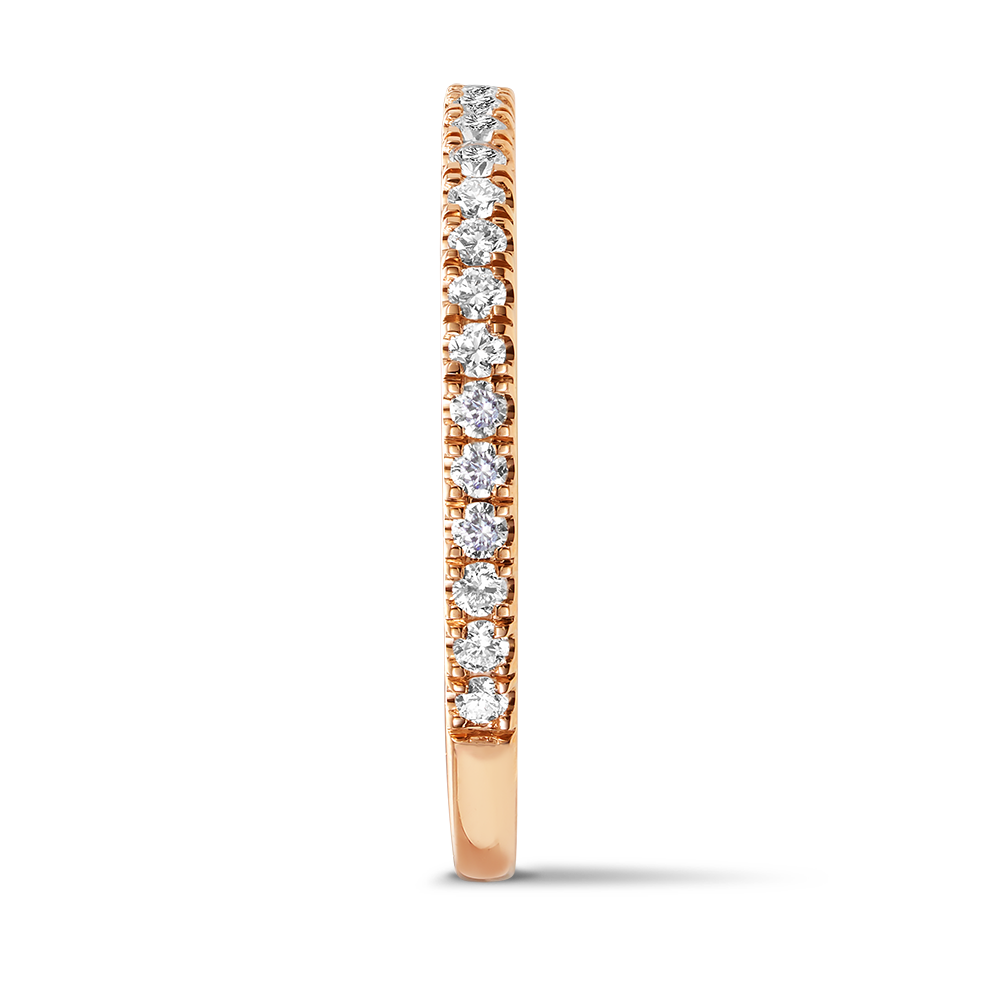 Raffiné 0.34 Carat Diamond Wedding Ring in 18ct Rose Gold Hardy Brothers Jewellers
