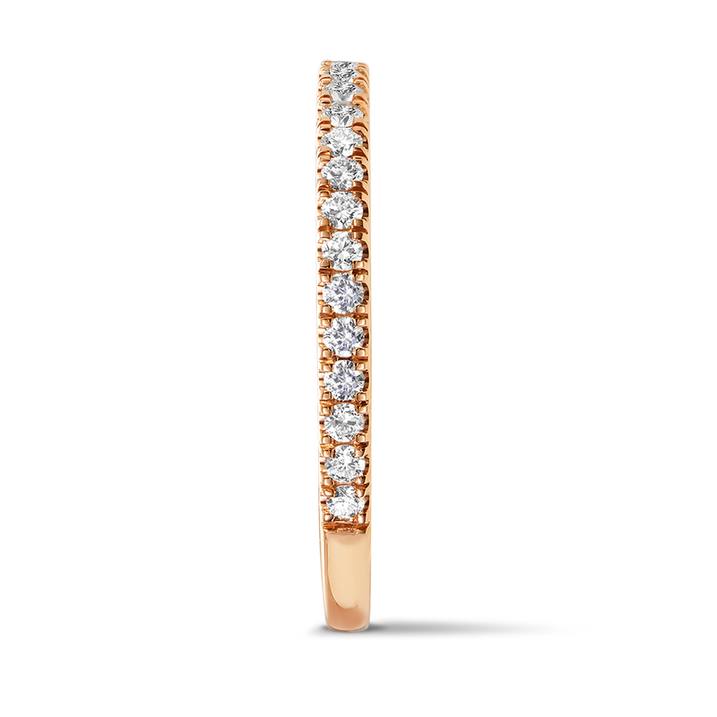 Raffiné 0.34 Carat Diamond Wedding Ring in 18ct Rose Gold Hardy Brothers Jewellers