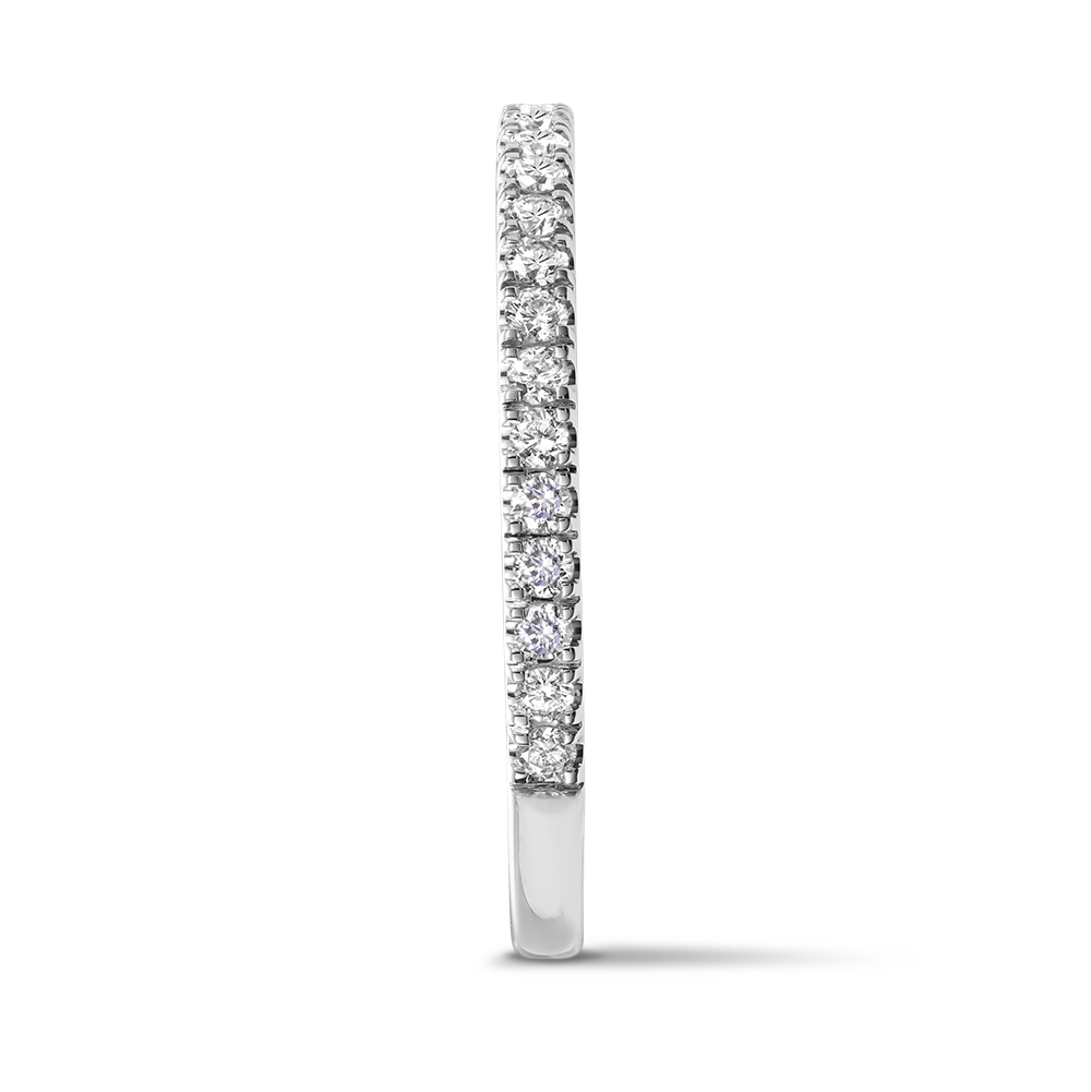 Raffiné 0.34 Carat Diamond Wedding Ring in 18ct White Gold Hardy Brothers Jewellers