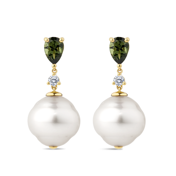 Freshwater Cultured Pearl and Diamond Dangle Earrings, 14K White Gold |  Pearl Jewelry Stores Long Island - Fortunoff Jewelry – Fortunoff Fine  Jewelry