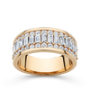 Baguette Statement Diamond Ring in 18ct Rose Gold Hardy Brothers Jewellers