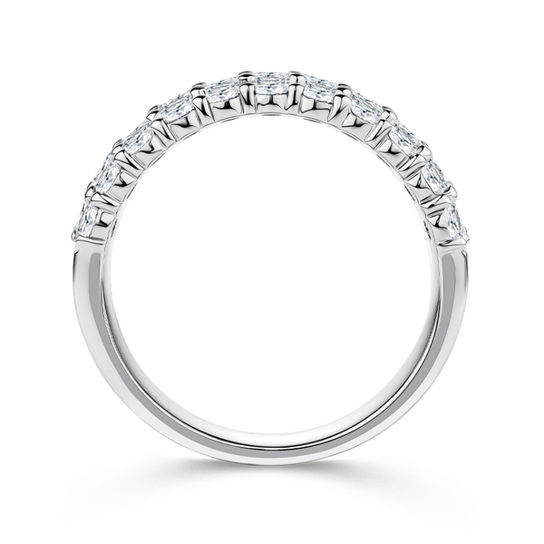 Baguette Statement Diamond Ring in 18ct White Gold Hardy Brothers Jewellers