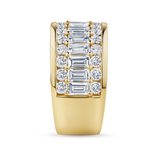 Baguette Statement Diamond Ring in 18ct Yellow Gold Hardy Brothers Jewellers