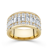 Baguette Statement Diamond Ring in 18ct Yellow Gold Hardy Brothers Jewellers