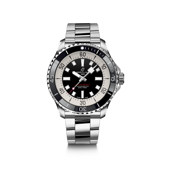 Breitling Superocean Automatic 44 Black Steel A17376211B1A1 Hardy Brothers Jewellers