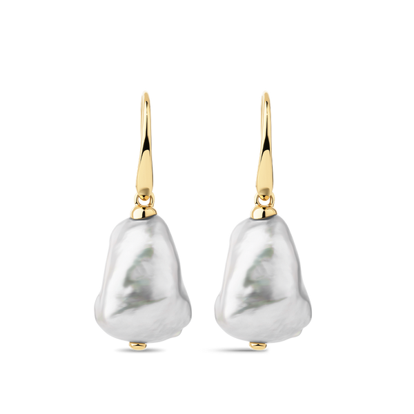 Keshi pearl drop hot sale earrings