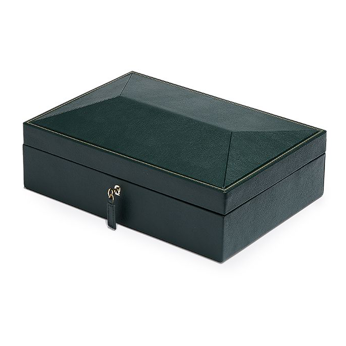 Leather Wolf 1834 British Racing Green 8 Piece Watch Box Hardy Brothers Jewellers