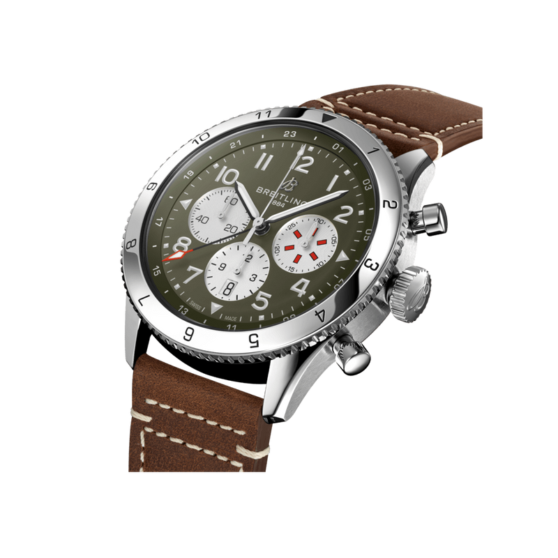 Breitling Super AVI B04 Chronograph GMT 46 Curtiss Warhawk Hardy Brothers Jewellers