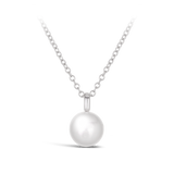 Akoya Pearl Pendant in 18ct White Gold Hardy Brothers Jewellers