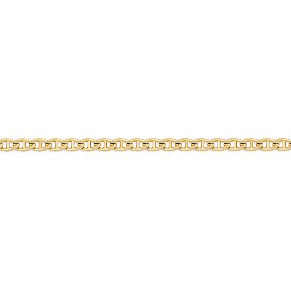 190mm Anchor Link Chain Bracelet in 18ct Yellow Gold Hardy Brothers Jewellers