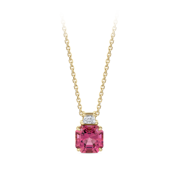 Tourmaline and 2025 diamond necklace