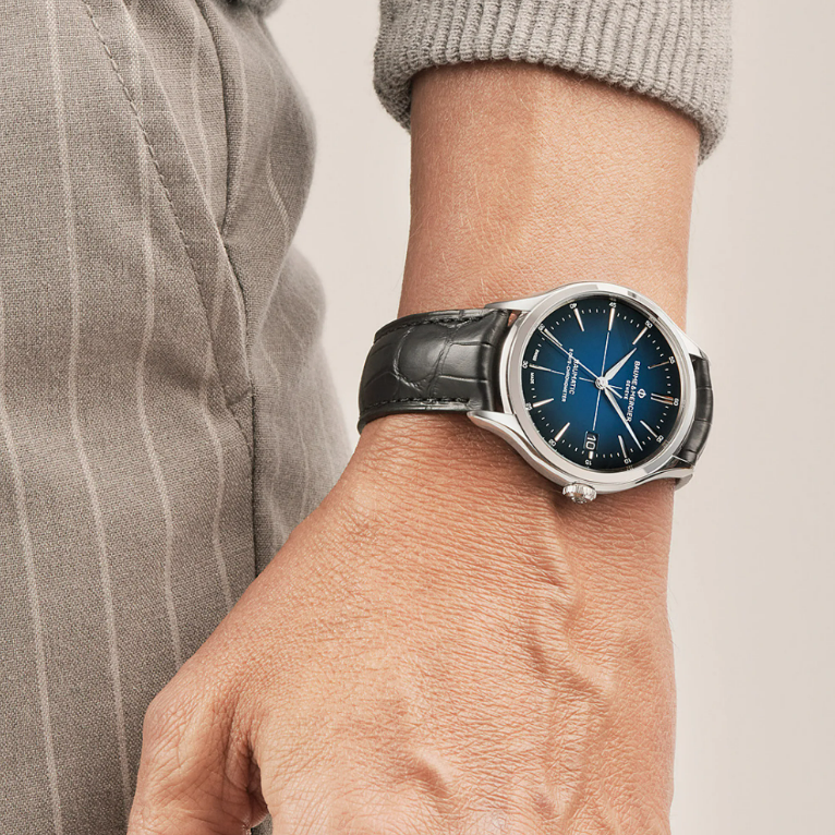Clifton baumatic blue dial on sale