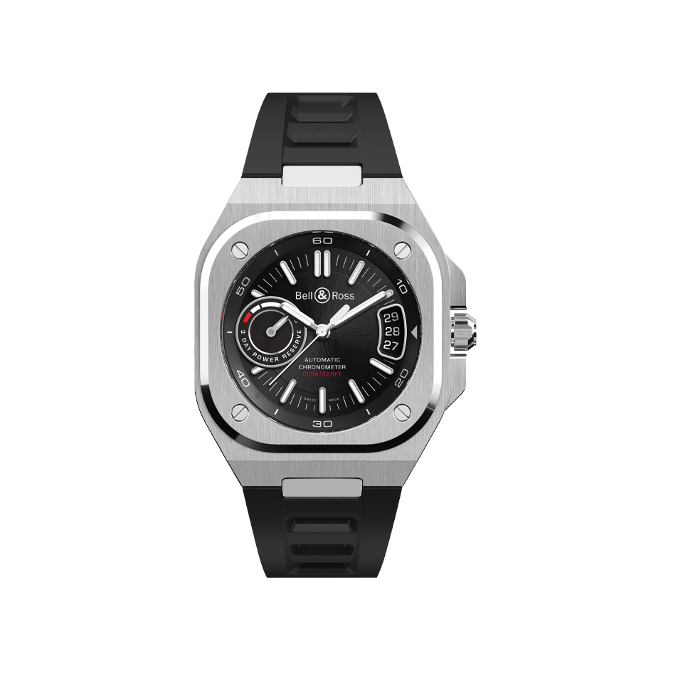 Bell & Ross BR-X5 Black Dial Stainless Steel Automatic Watch 41mm BRX5R-BL-ST/SRB Hardy Brothers Jewellers